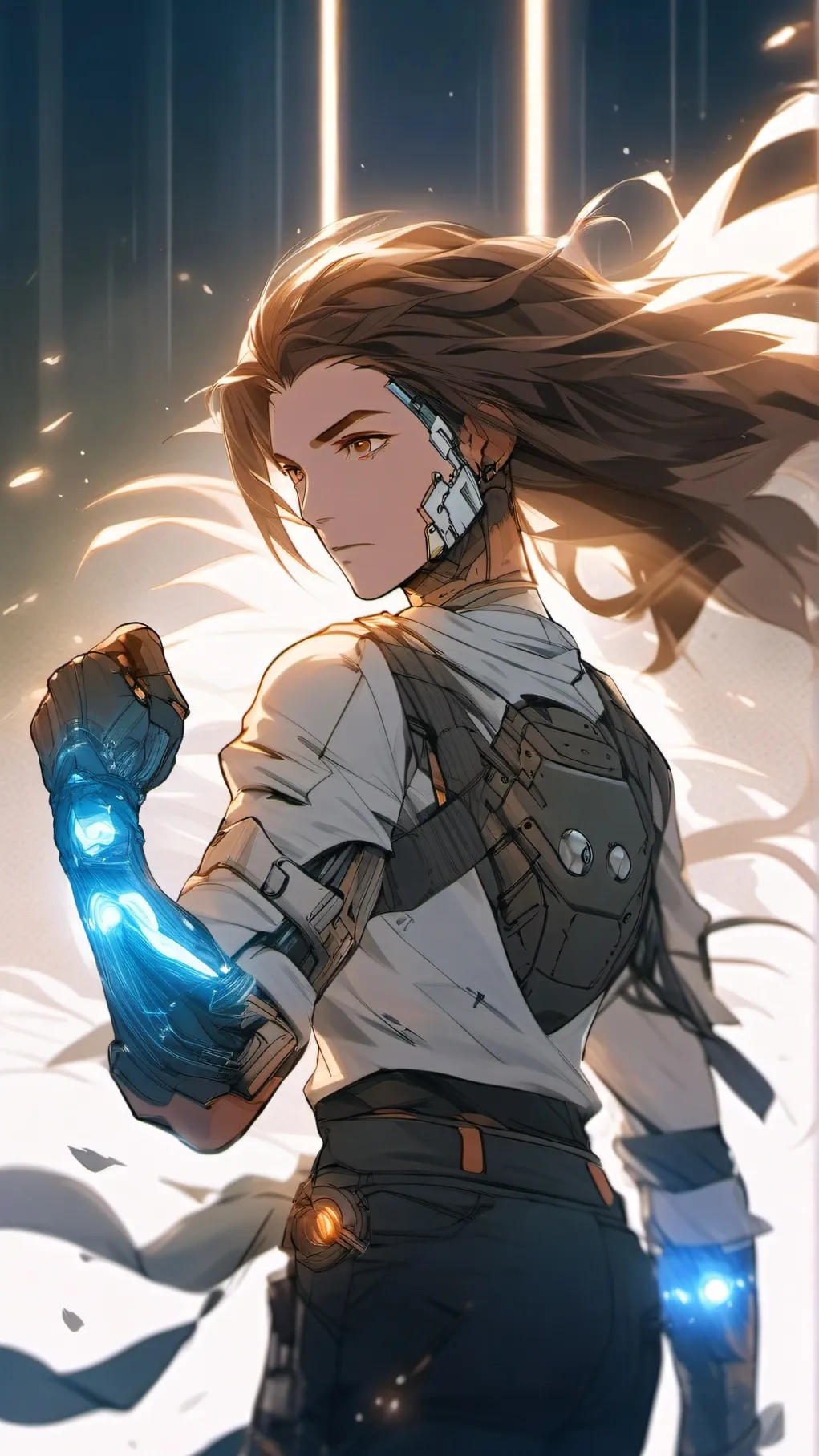 ai character: Second Skin background