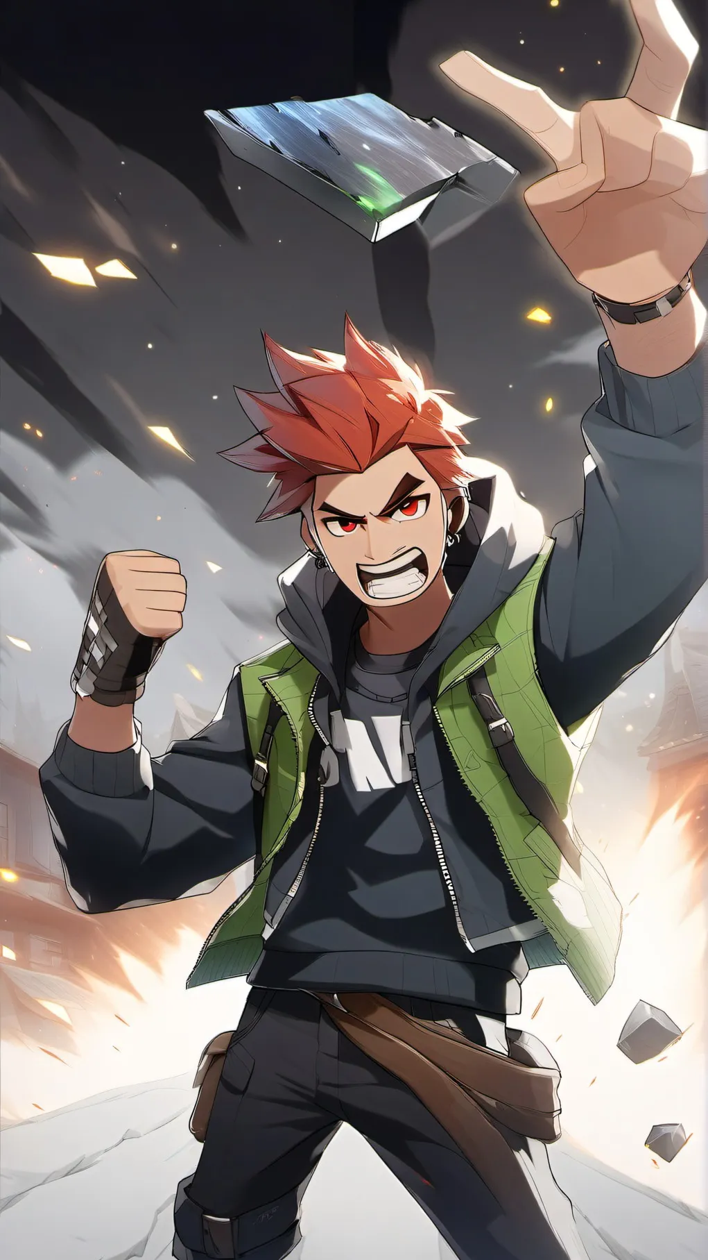 ai character: The Fortnite Guy background