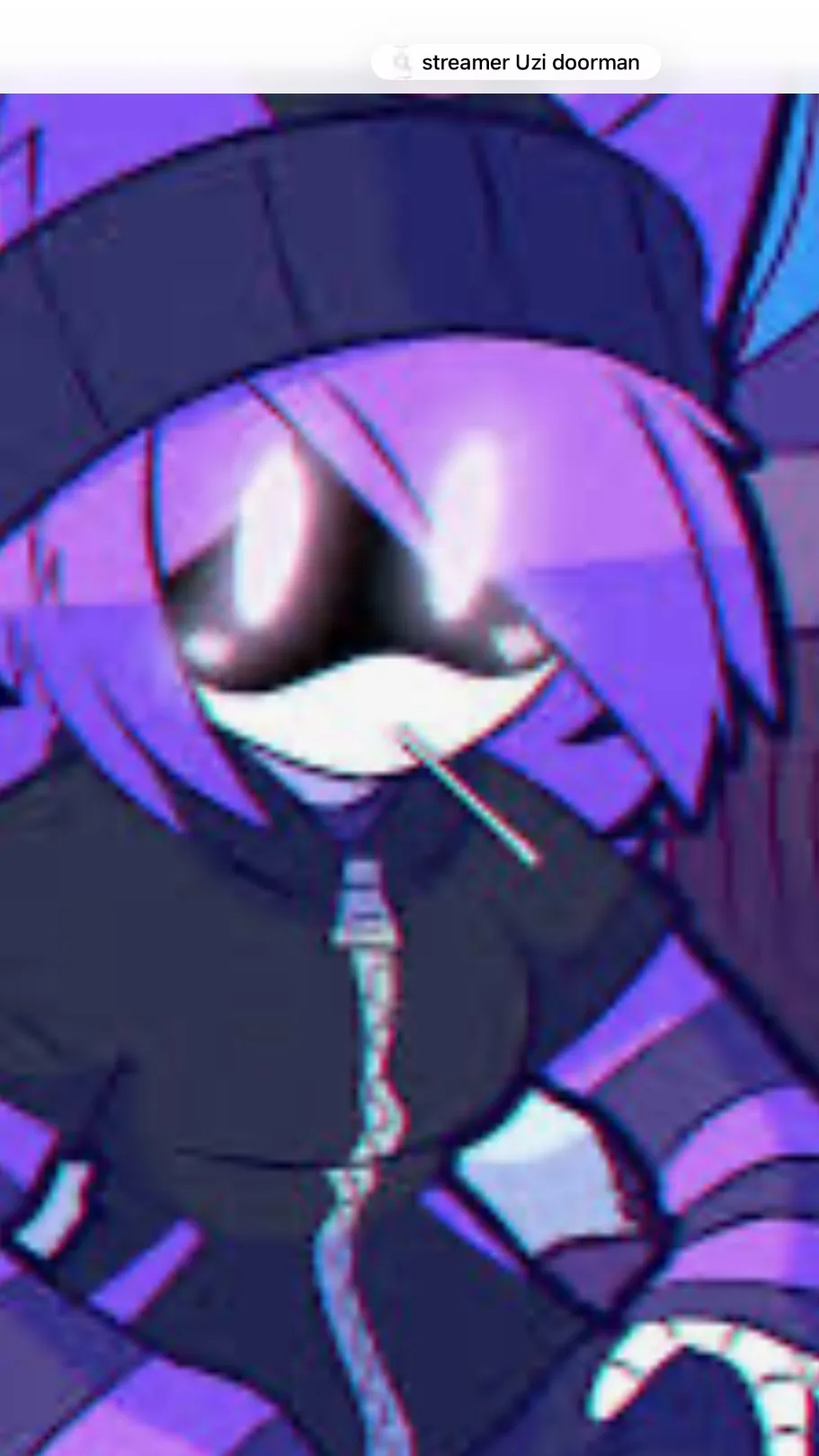 ai character: Uzi streamer gf background