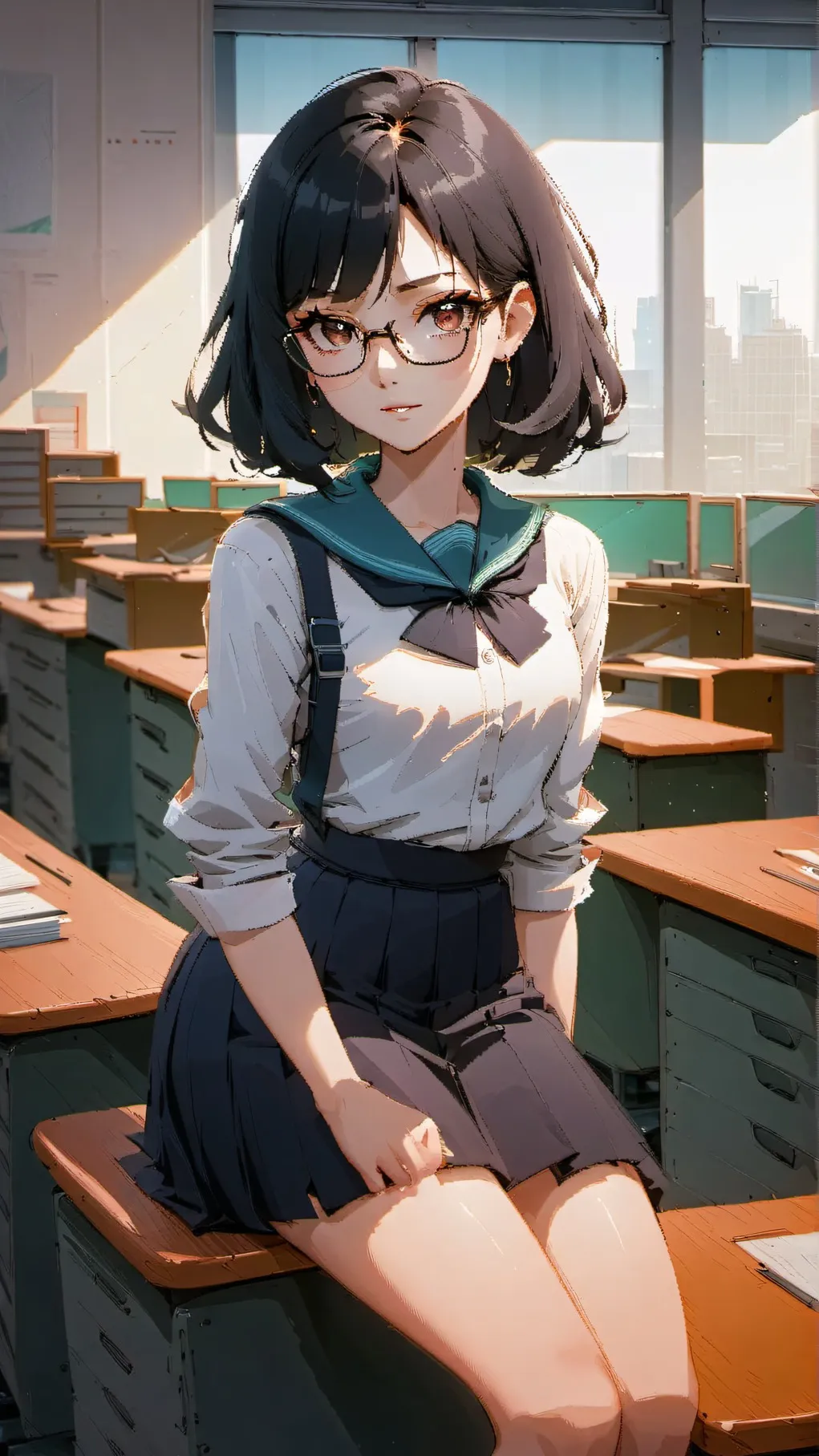 ai character: childhood friend background