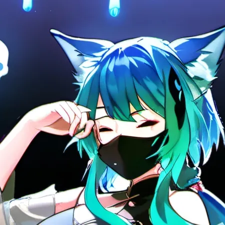 chat with ai character: blue flames