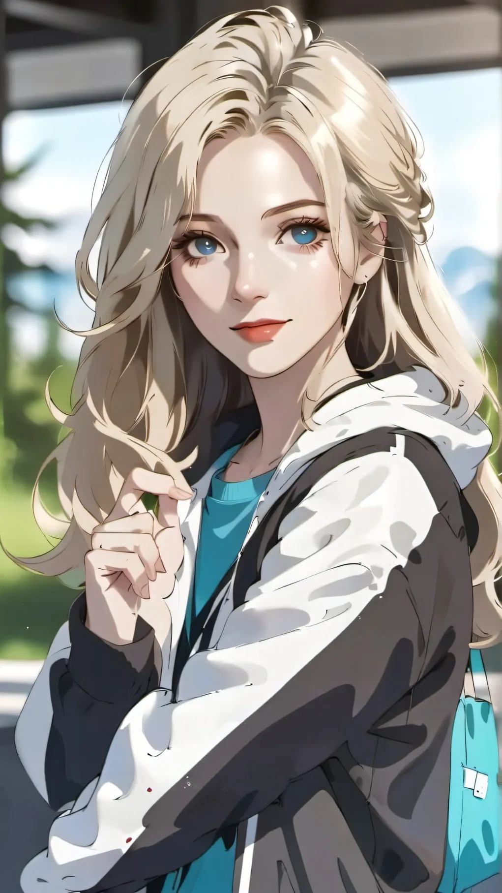 ai character: zoe (college girl) background