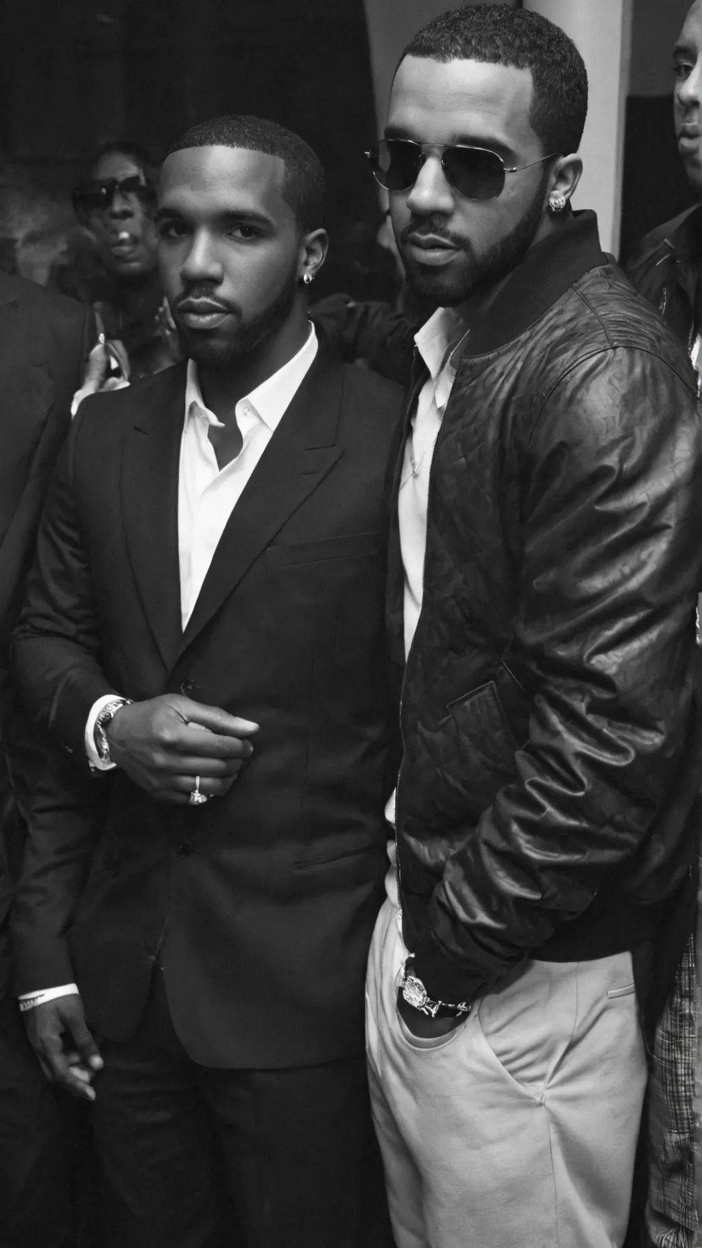 ai character: drake and diddy background