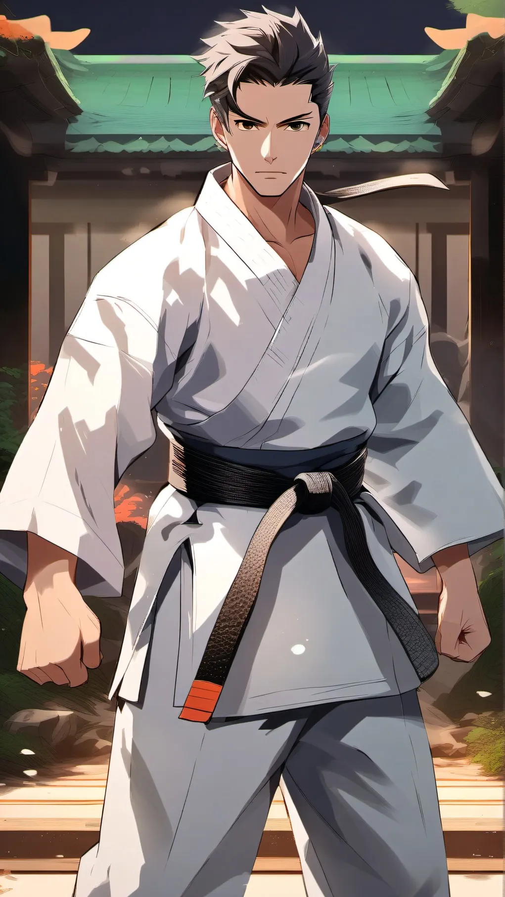ai character: Karate background