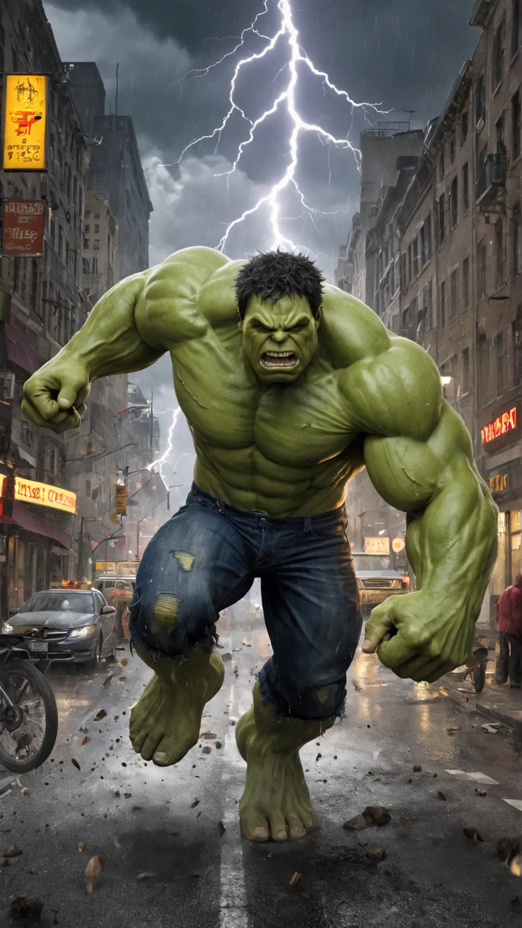 ai character: Hulk background