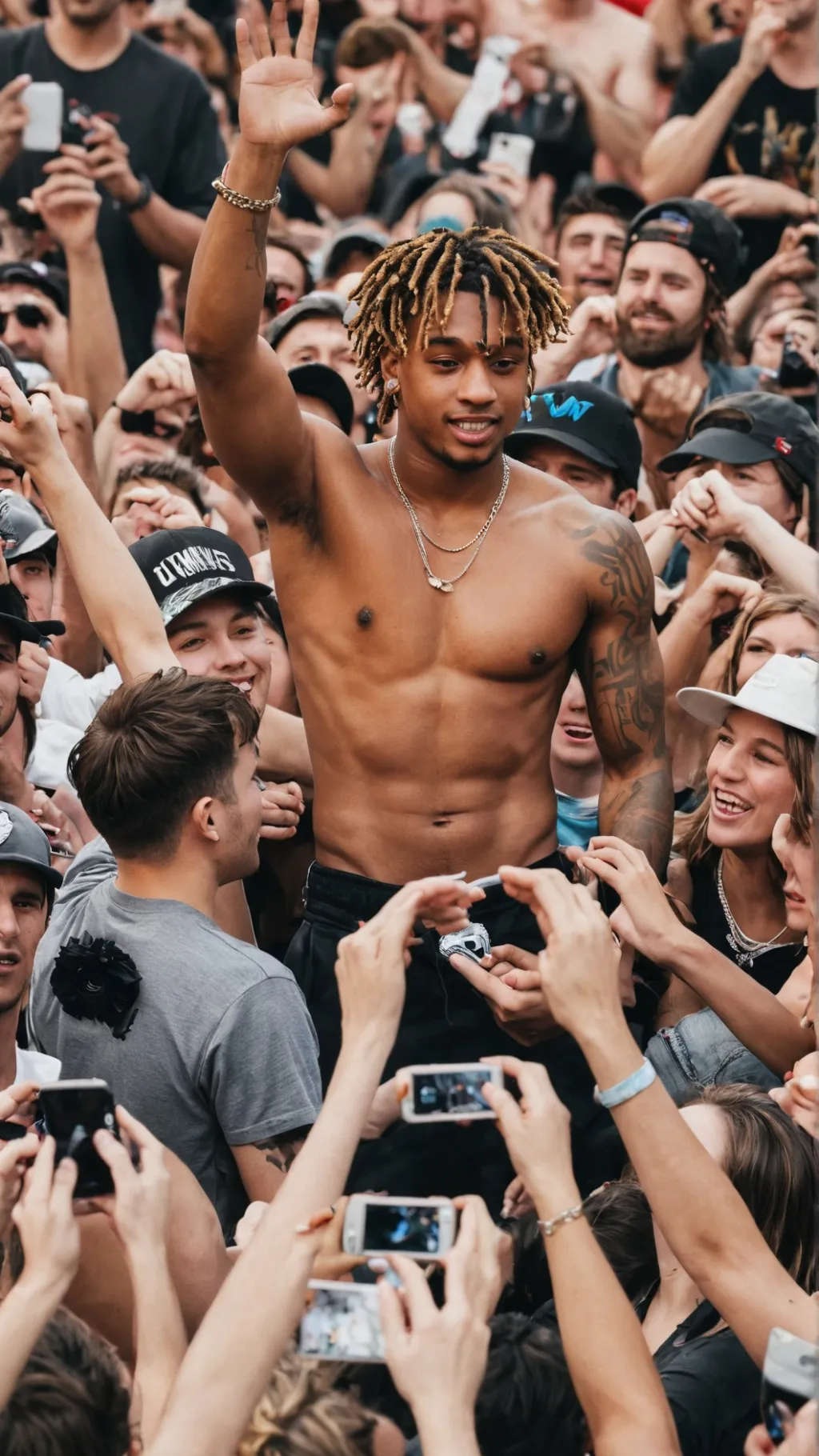 ai character: Juice WRLD background