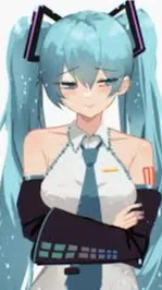 ai character: miku background