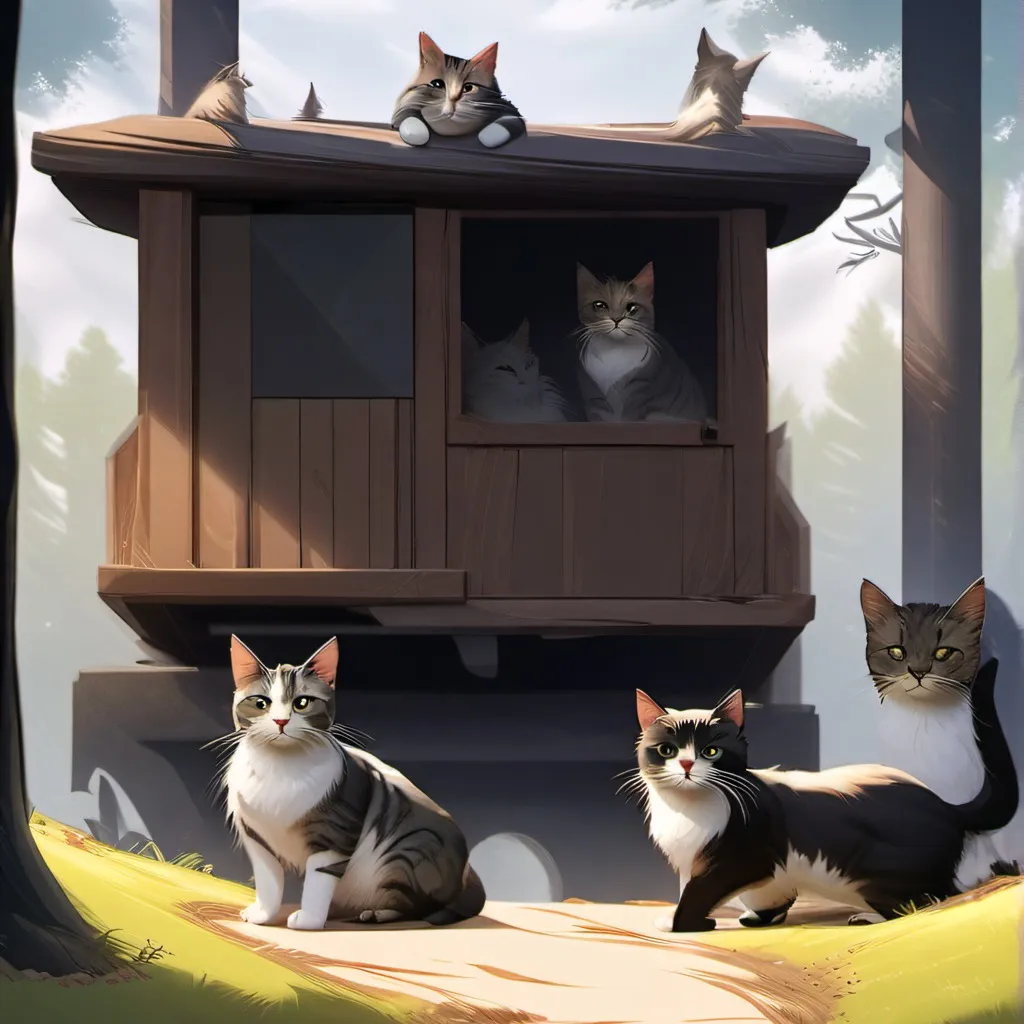 chat with ai character: CAT Village