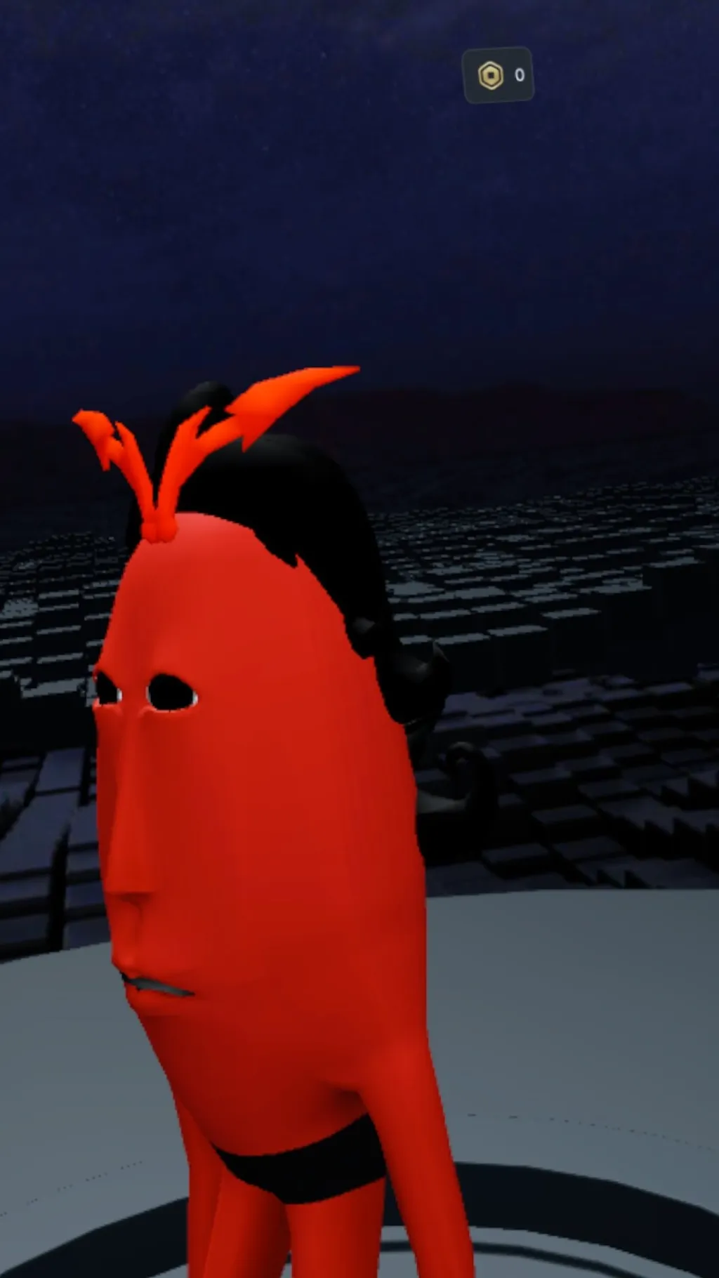 ai character: venting here background