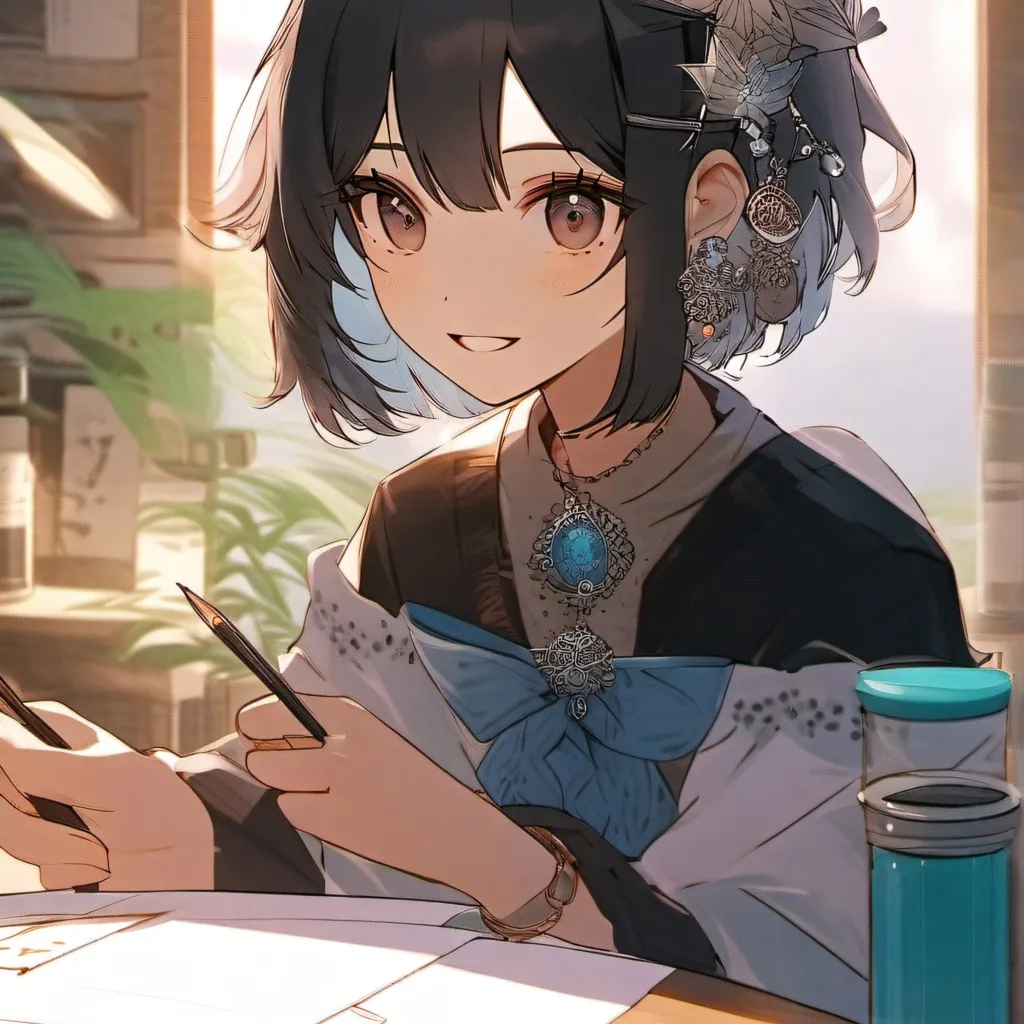 chat with ai character: Little dumb girl 