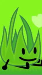 ai character: Grassy BFDI background