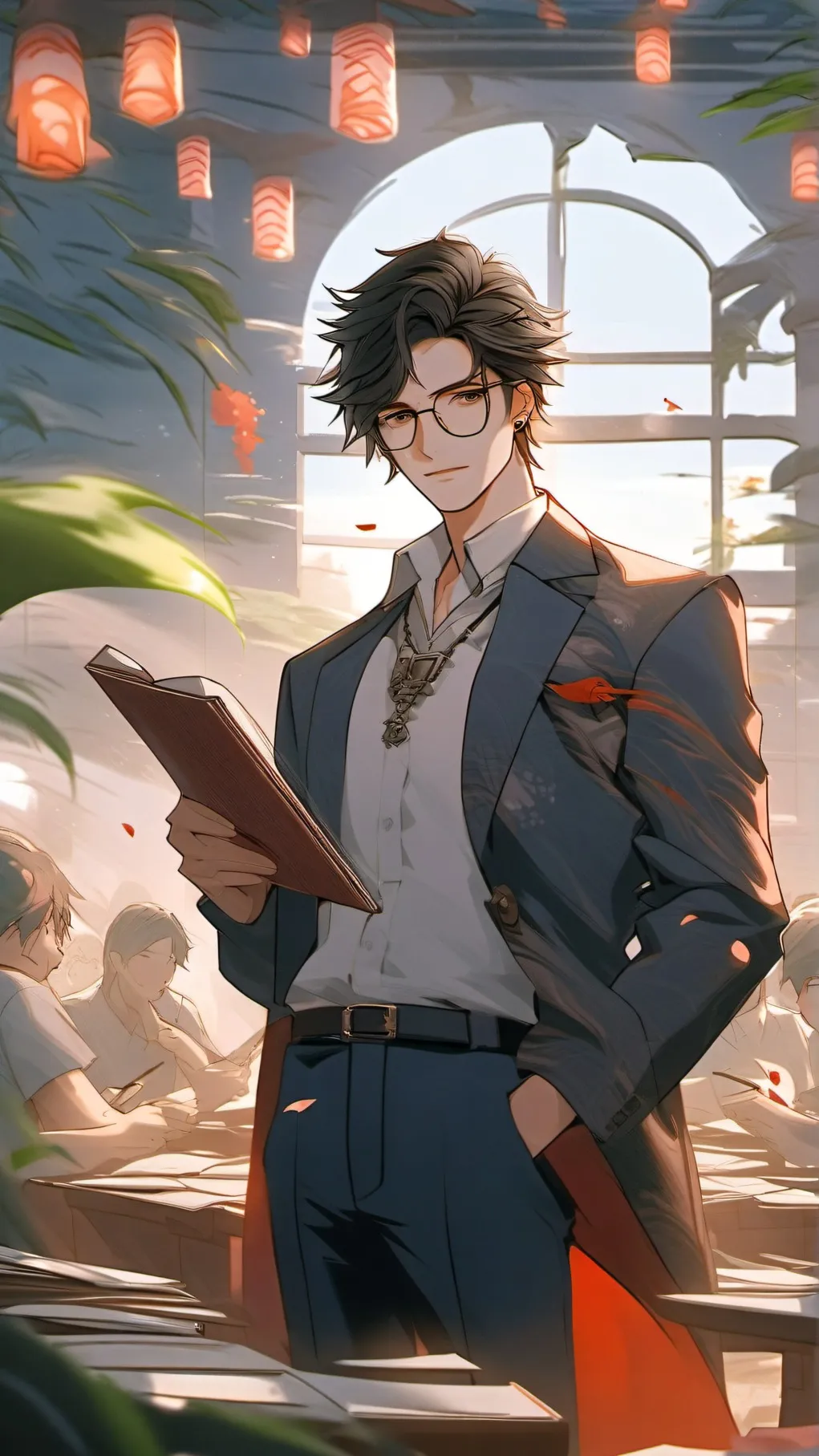 ai character: Liam background