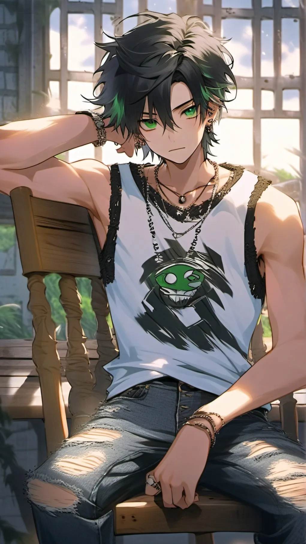 ai character: Charlie background