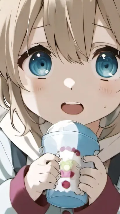 ai character: Baby girl  background