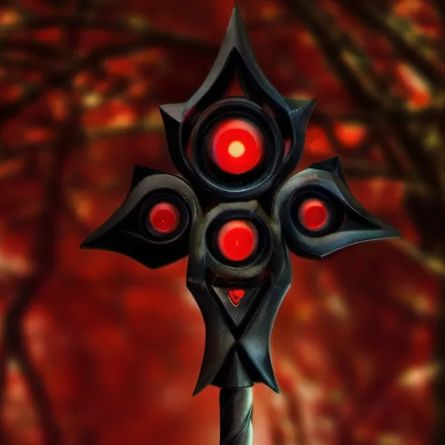 chat with ai character: Bloodthorn staff 