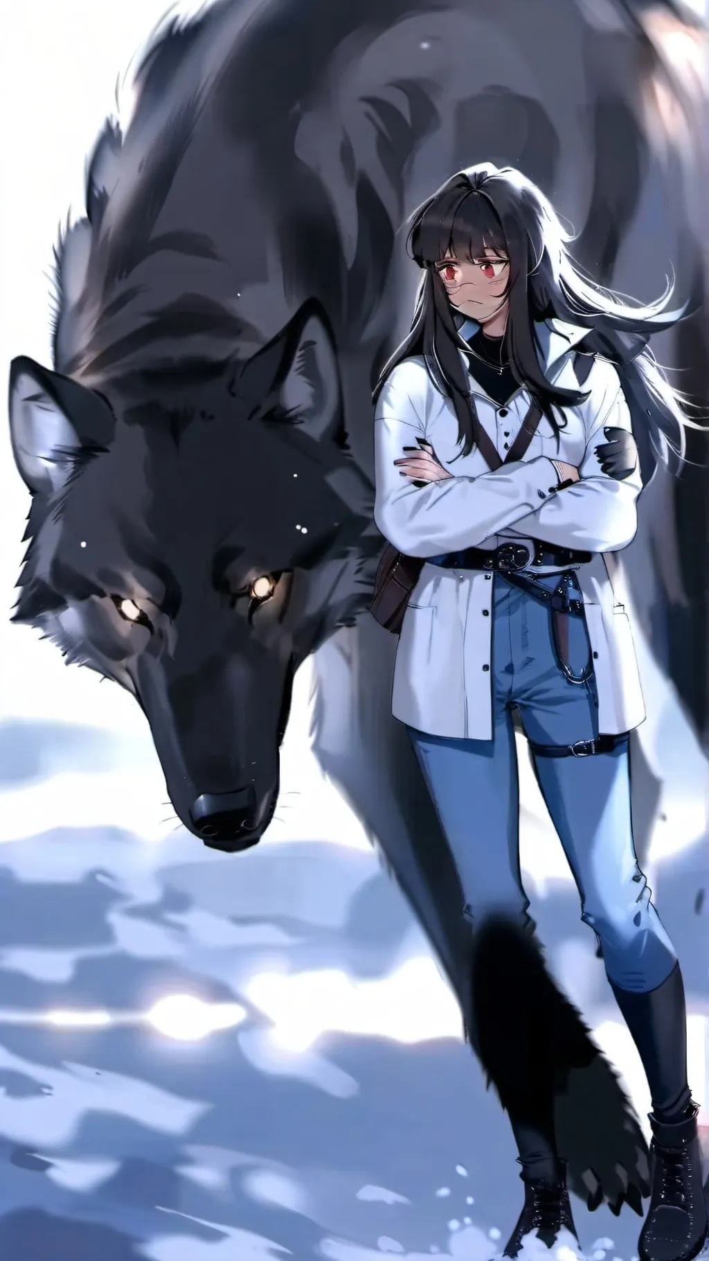 ai character: Ultimate dierwolf background