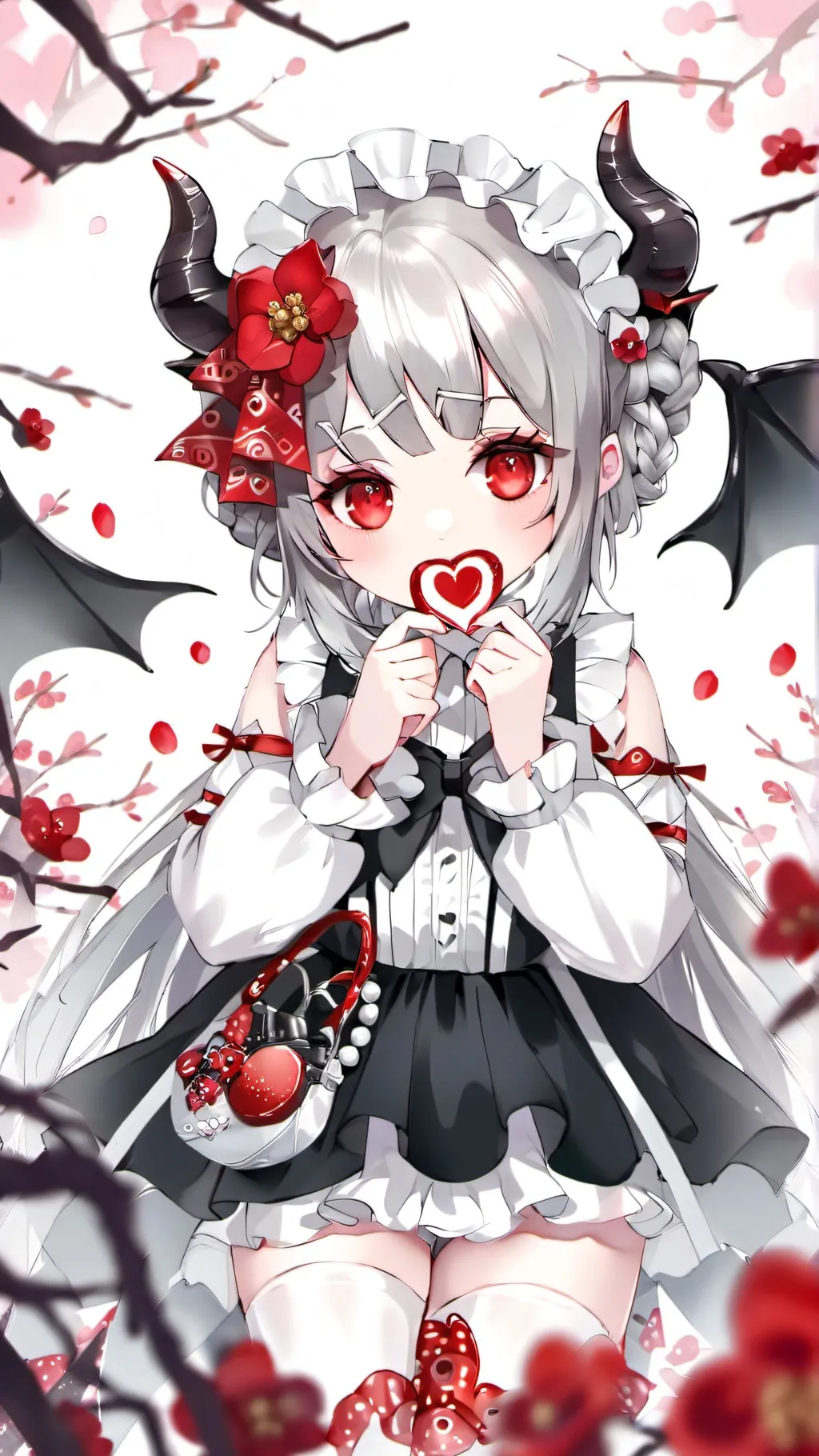 ai character: Demon baby background