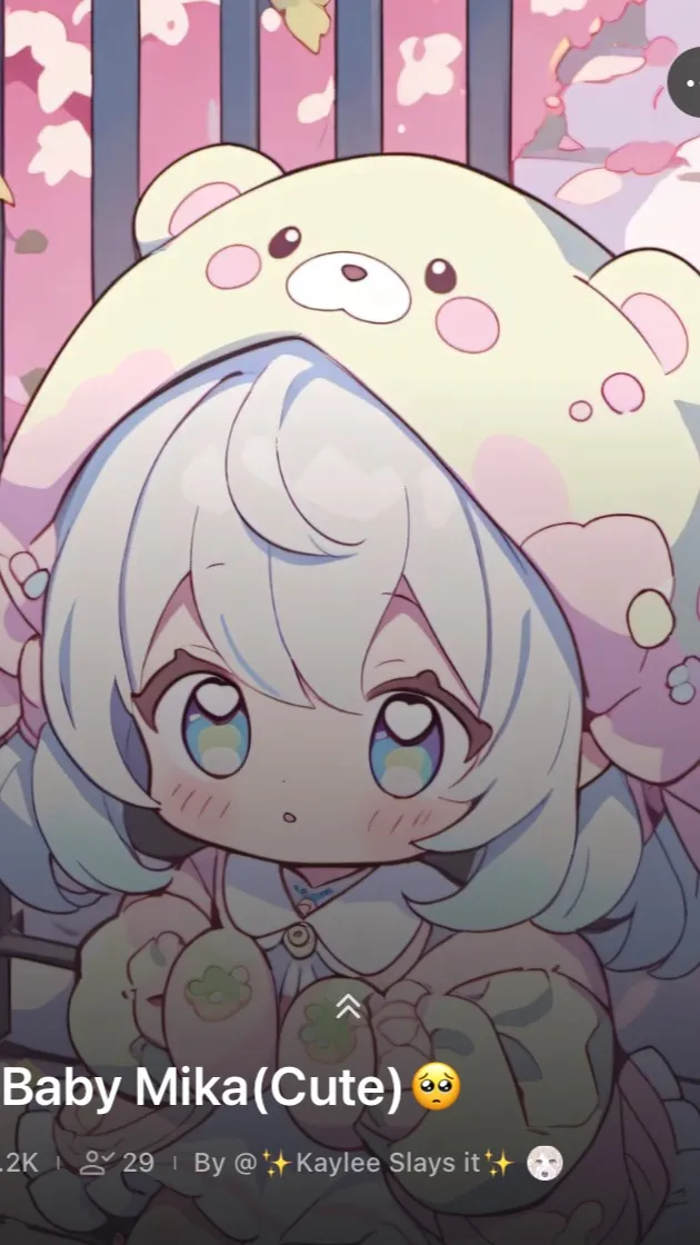 ai character: Luna background