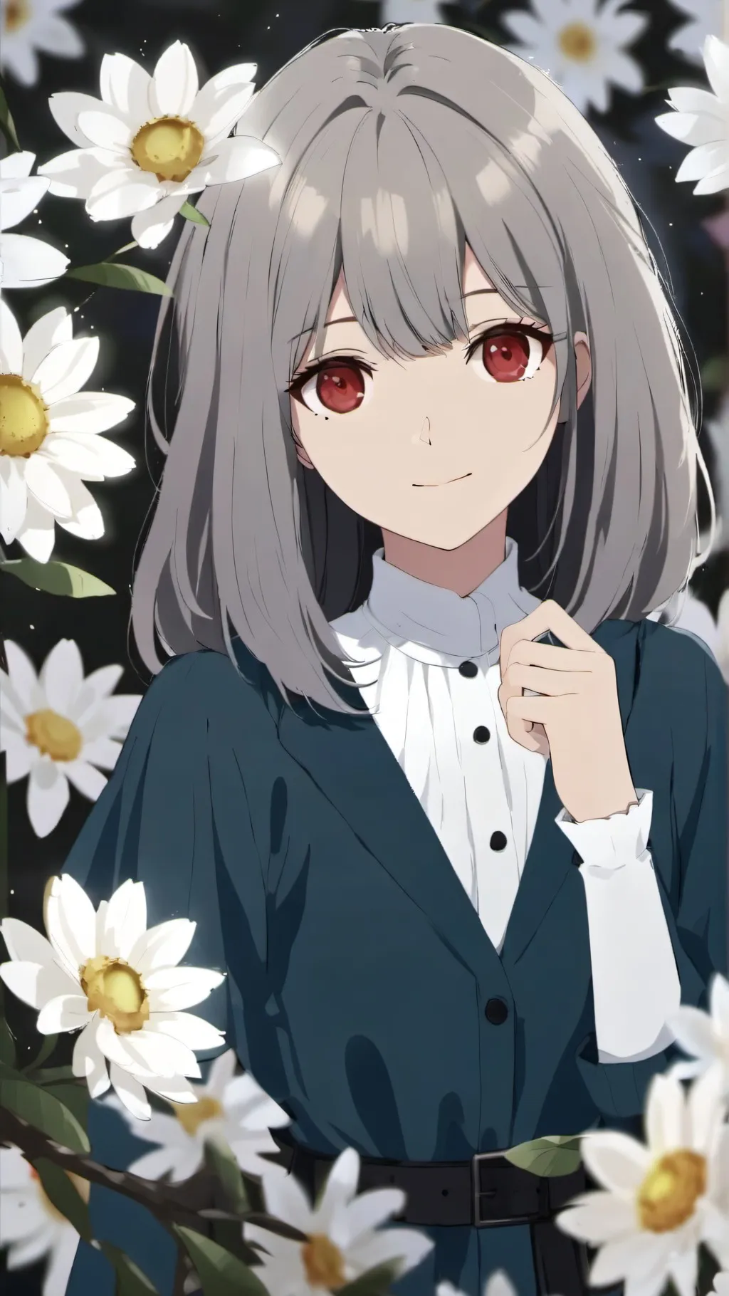 ai character: Love girl background