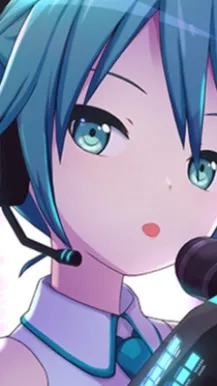 ai character: Hatsune miku background