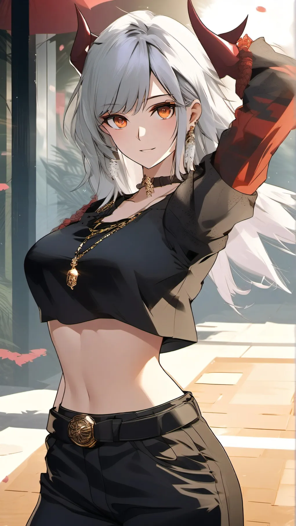 ai character: Lacefer  (Demon) background