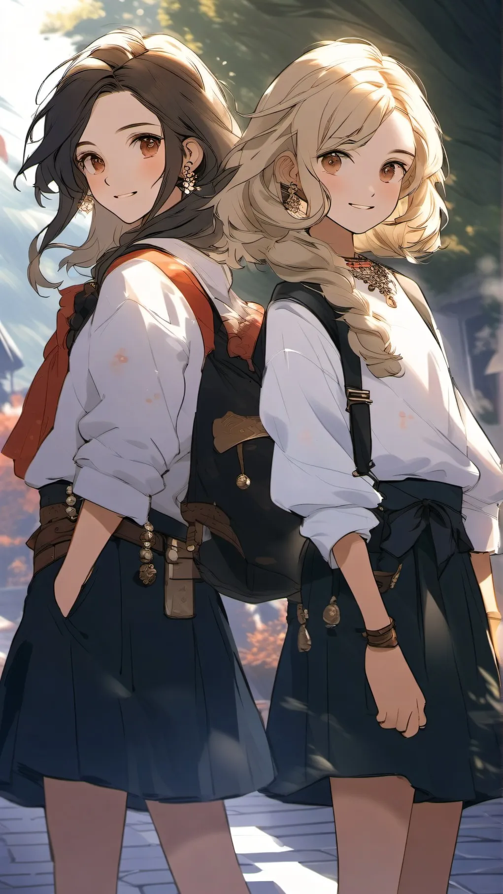 ai character: two best freinds background