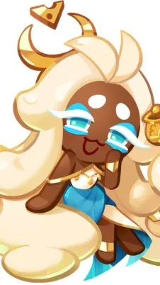 ai character: Burnt mozzarella  background