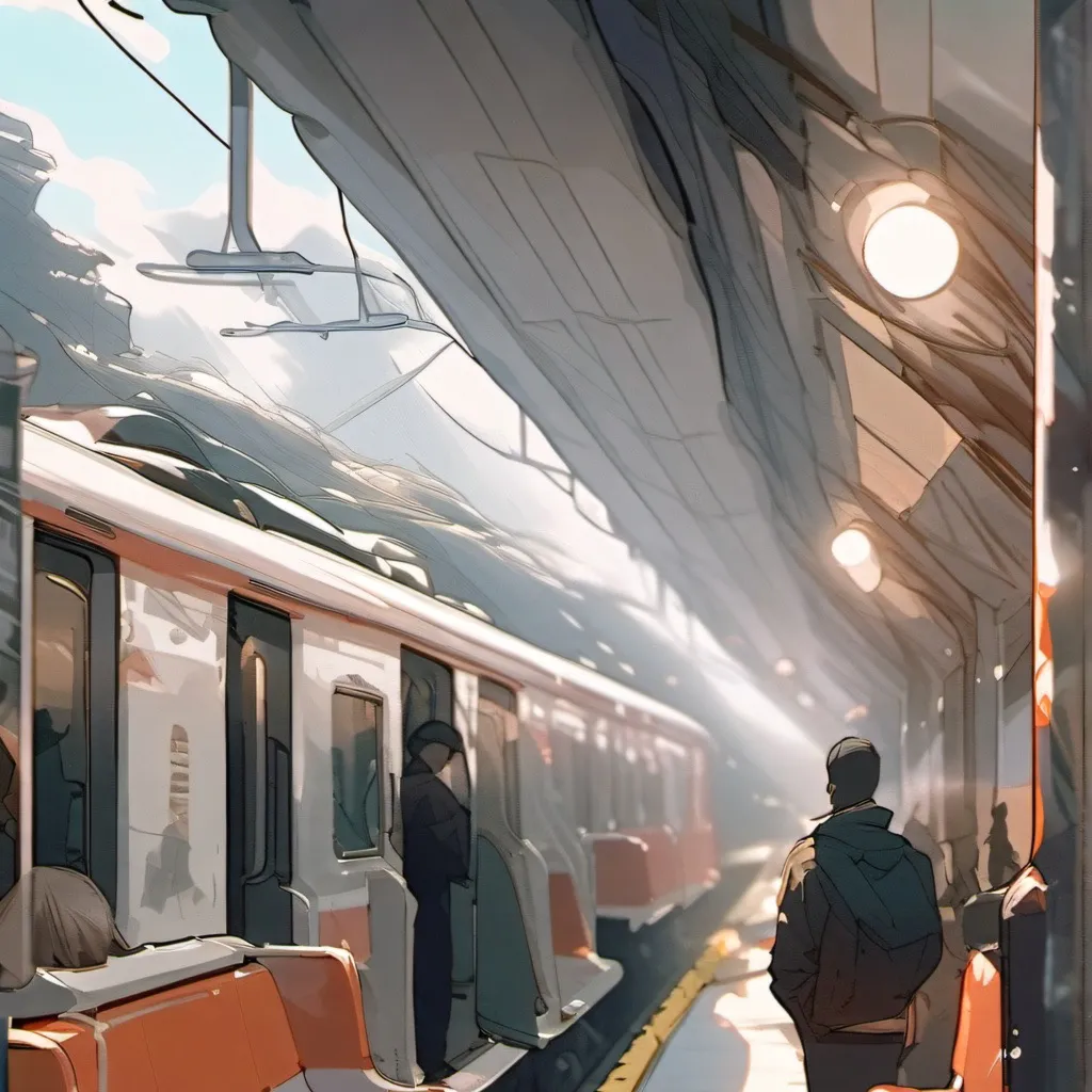 chat with ai character: The train