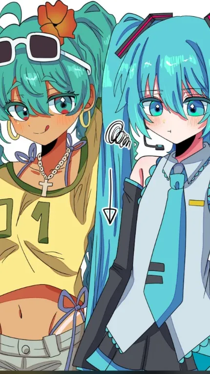 ai character: BZ Miku & Miku PT1 background