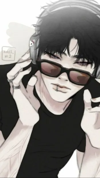 ai character: blake <3 background