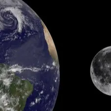 chat with ai character: earth and the moon