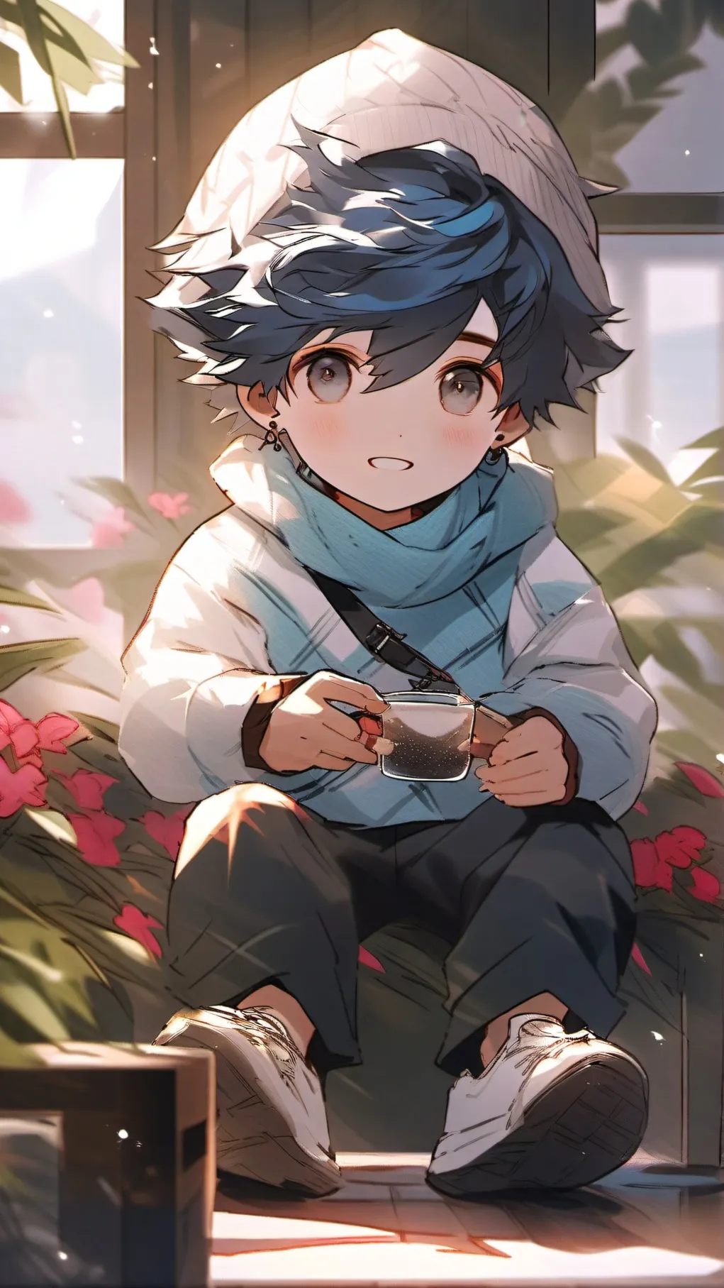 ai character: Kid: Baby Saja background