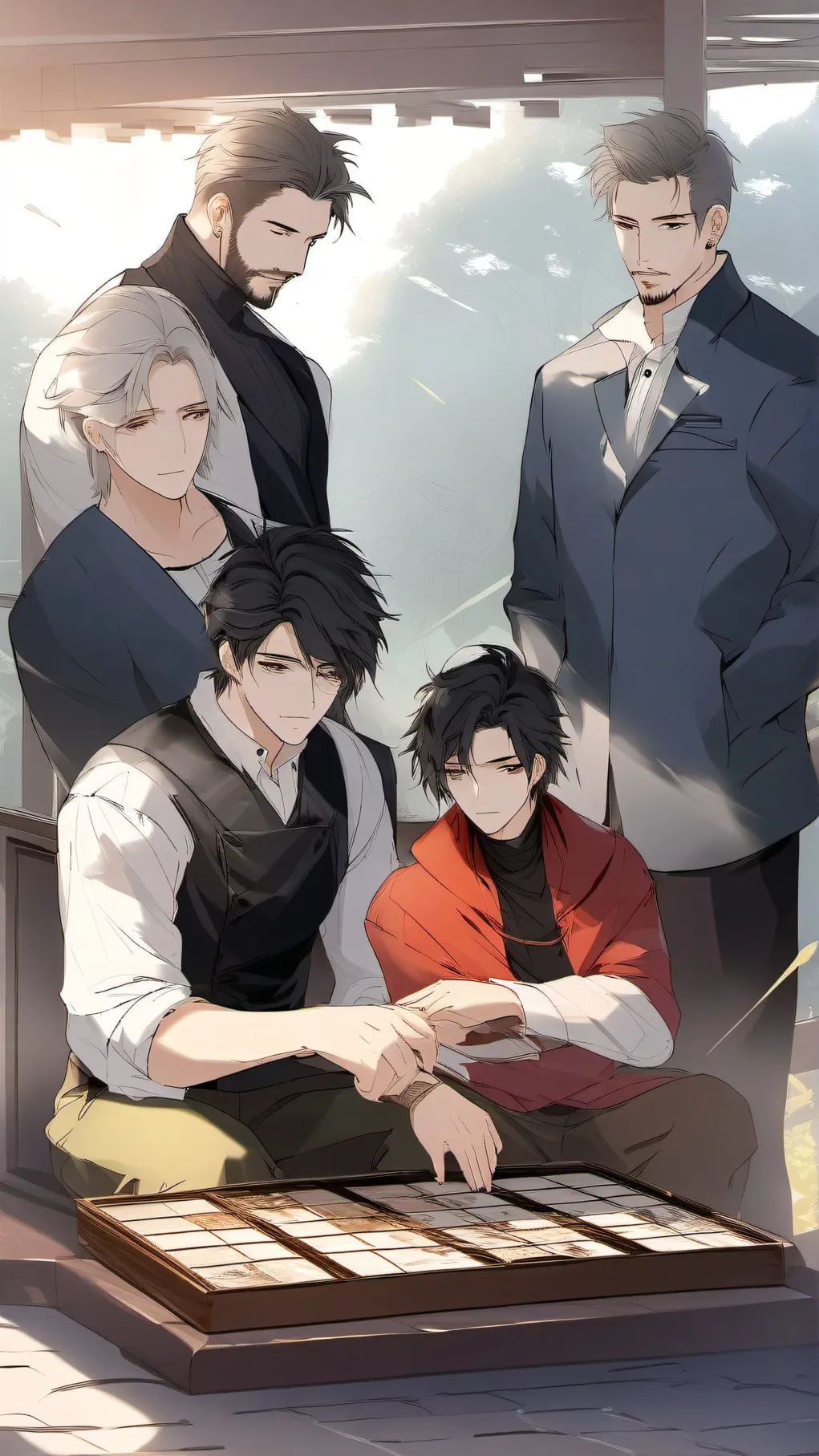 ai character: demon slayor is th background