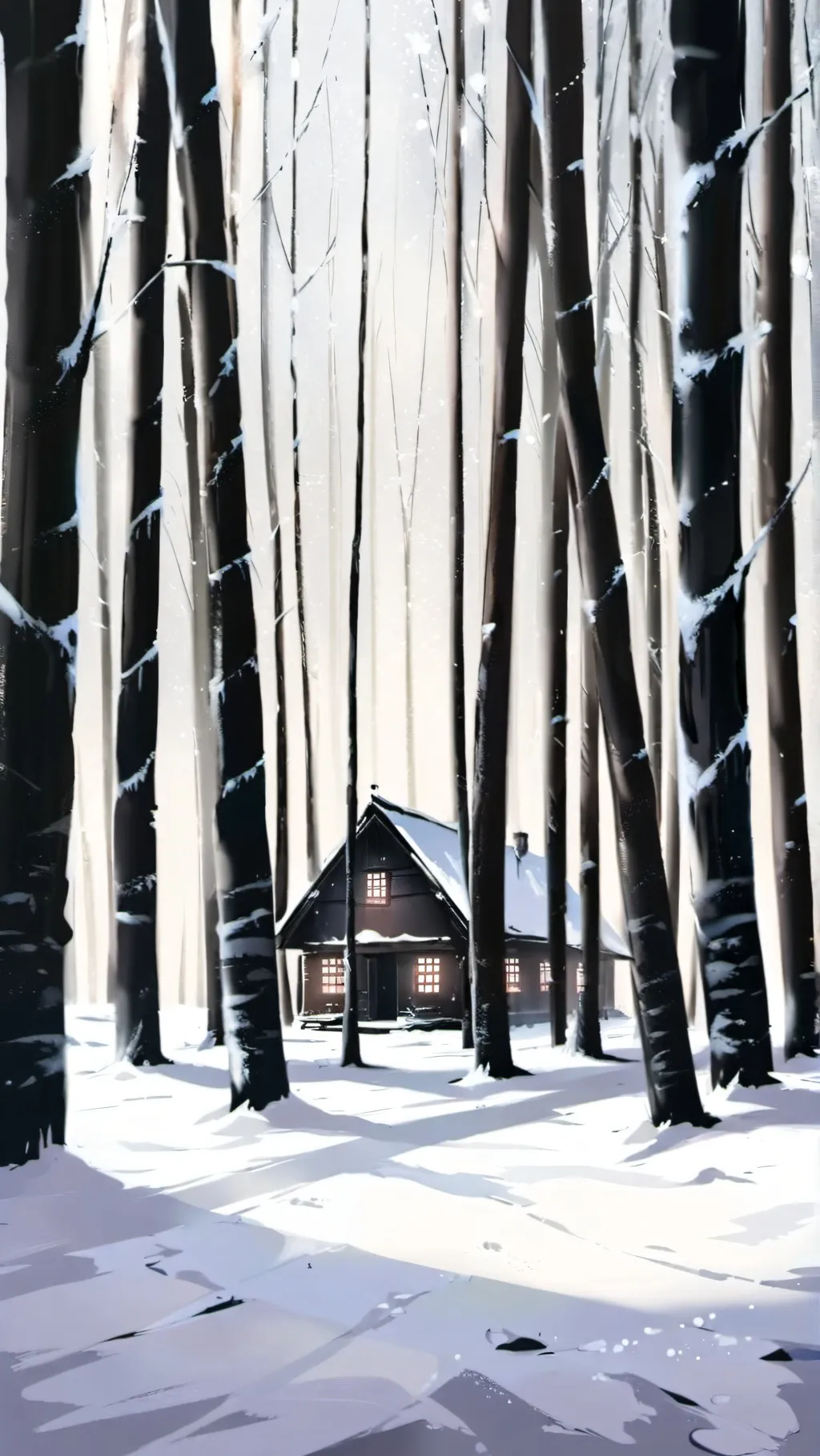 ai character: Frozen world background