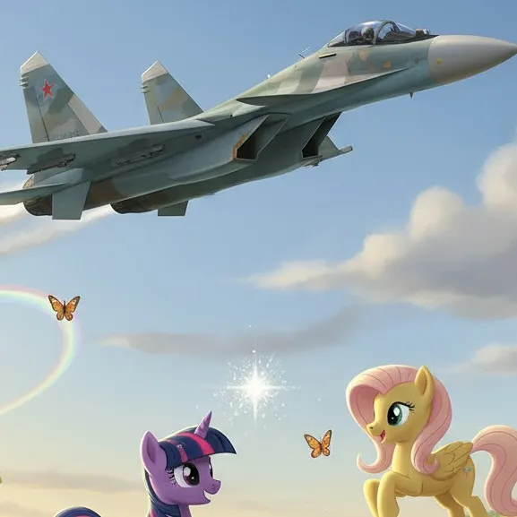 chat with ai character: Mlp with a su35
