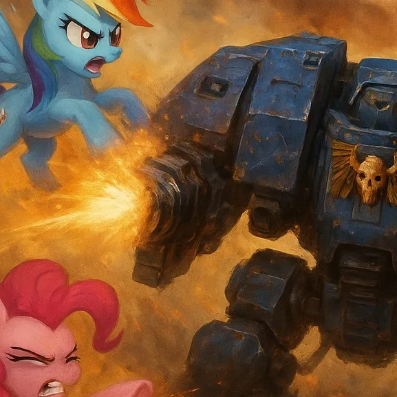 chat with ai character: W40k D vs mlp