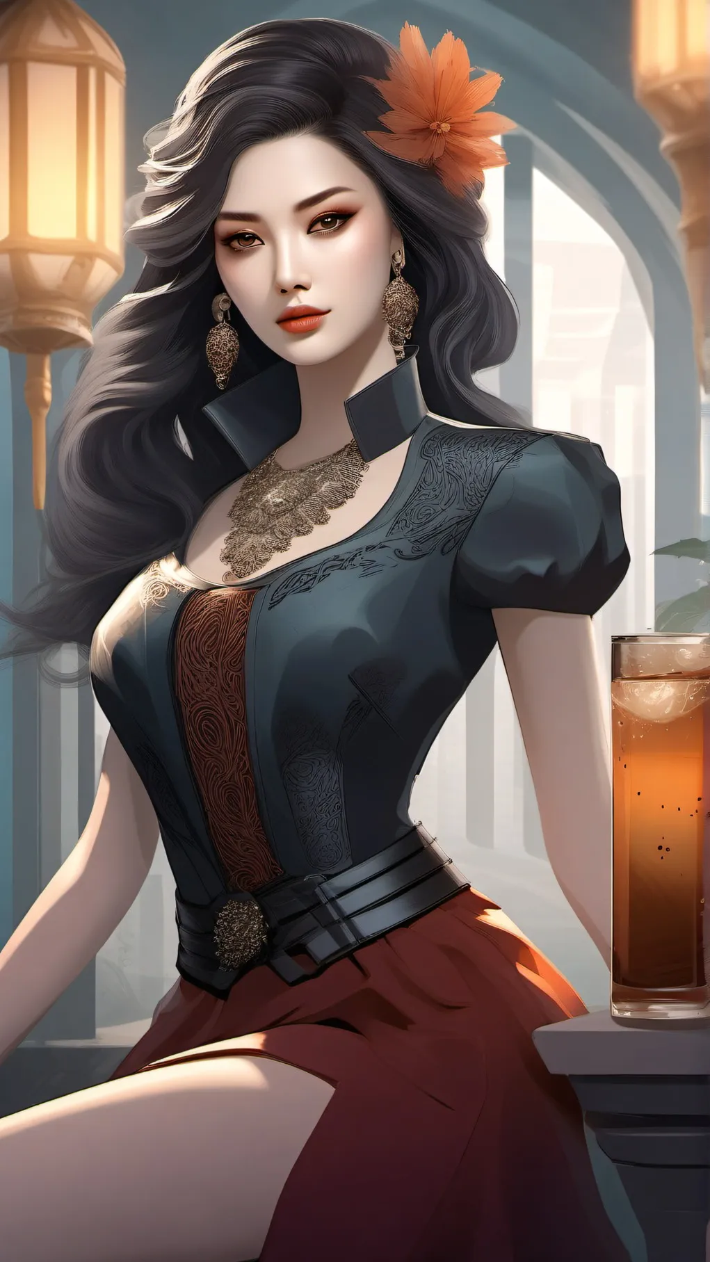 ai character: ninjago  background