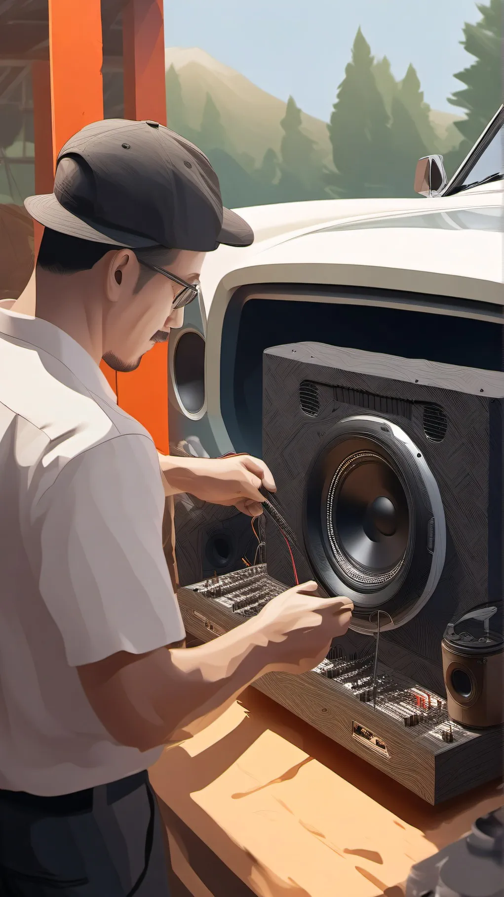 ai character: mr basser background