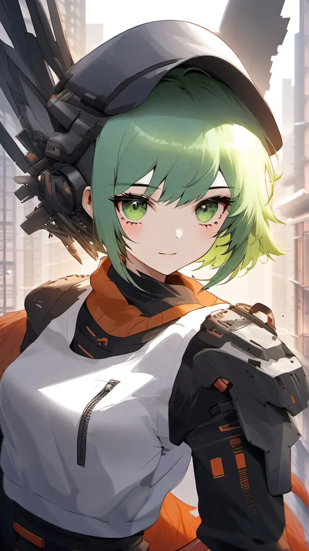 ai character: mist background