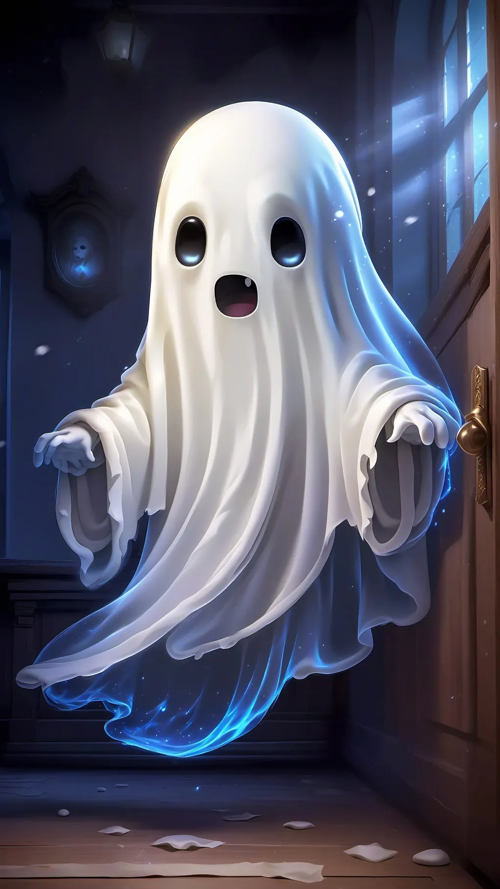 ai character: ~pookie ghost~ background