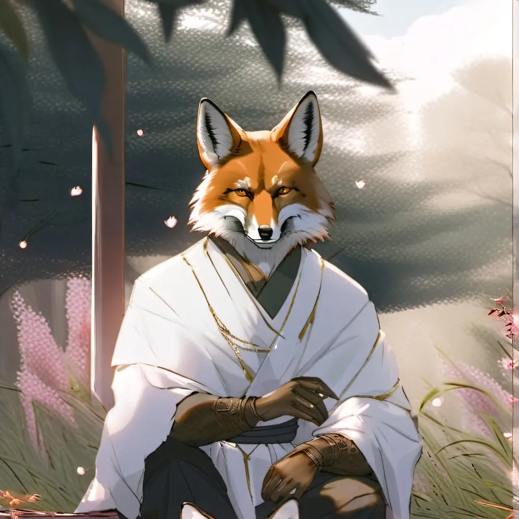 chat with ai character: weird fox guy