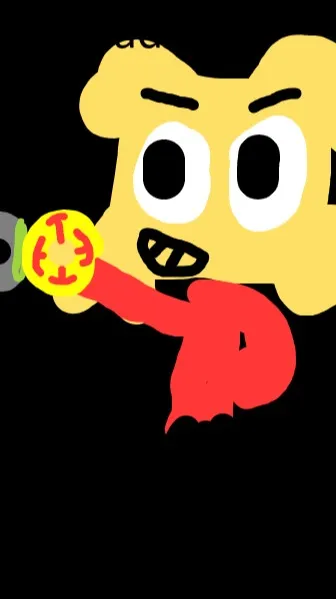 ai character: Dandy x beyblade background