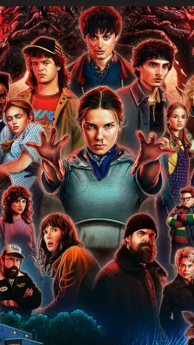 ai character: stranger things background