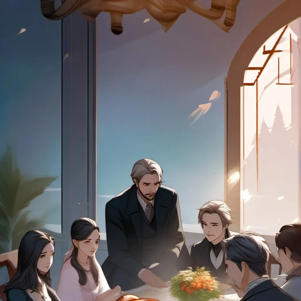 chat with ai character: Family gathering 