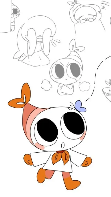 ai character: Baby Shrimpo background