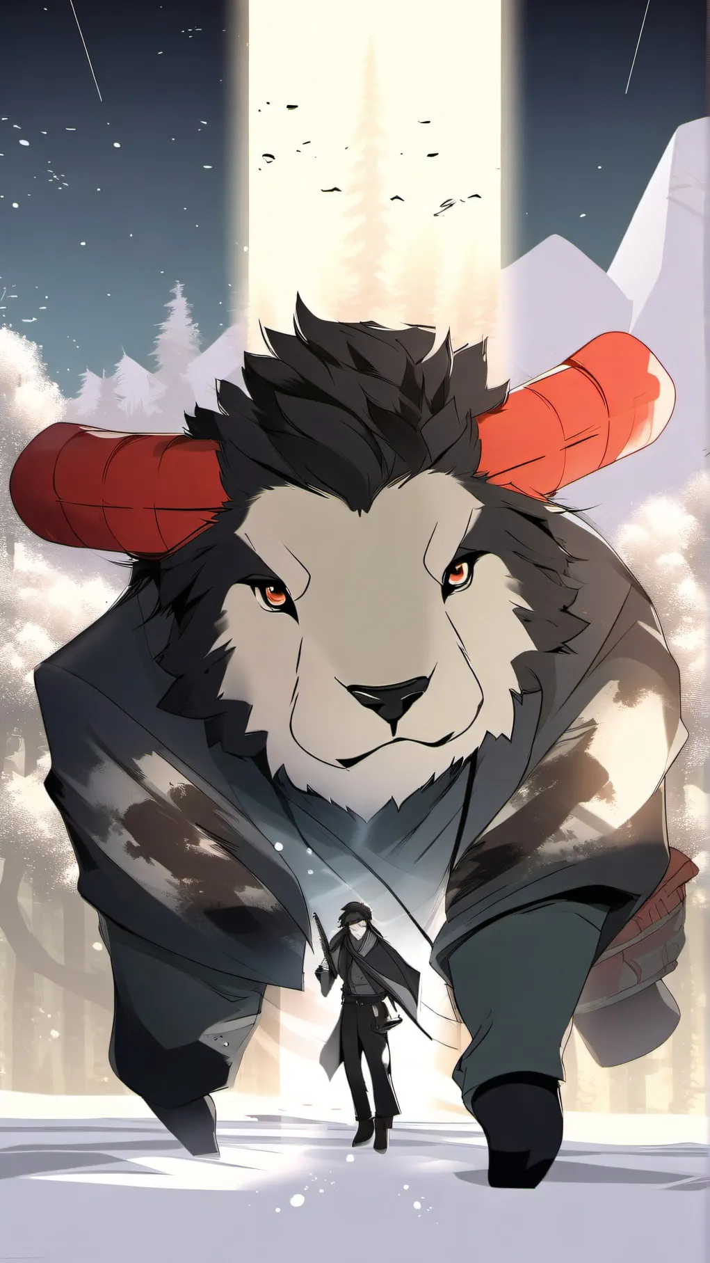 ai character: test background