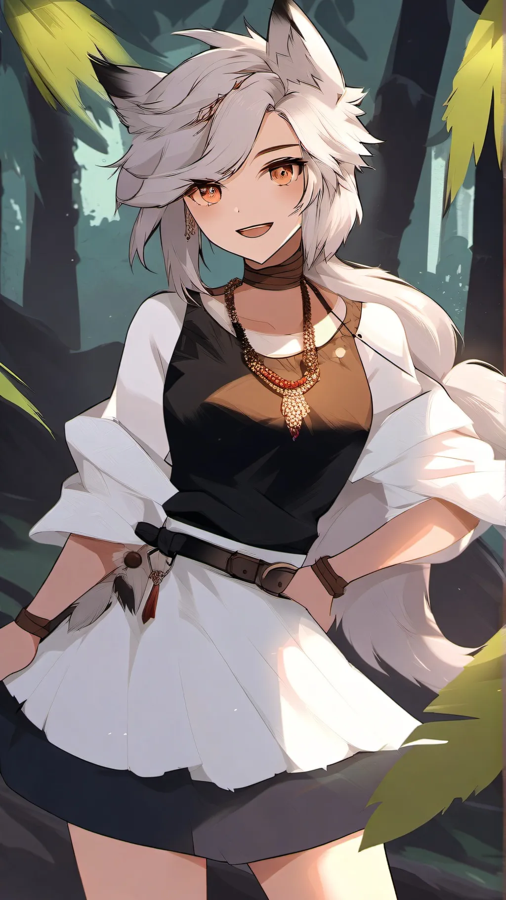 ai character: Furry background