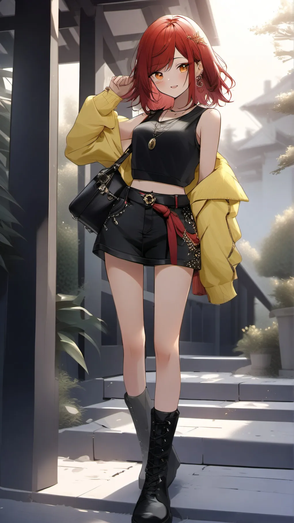 ai character: Rose background