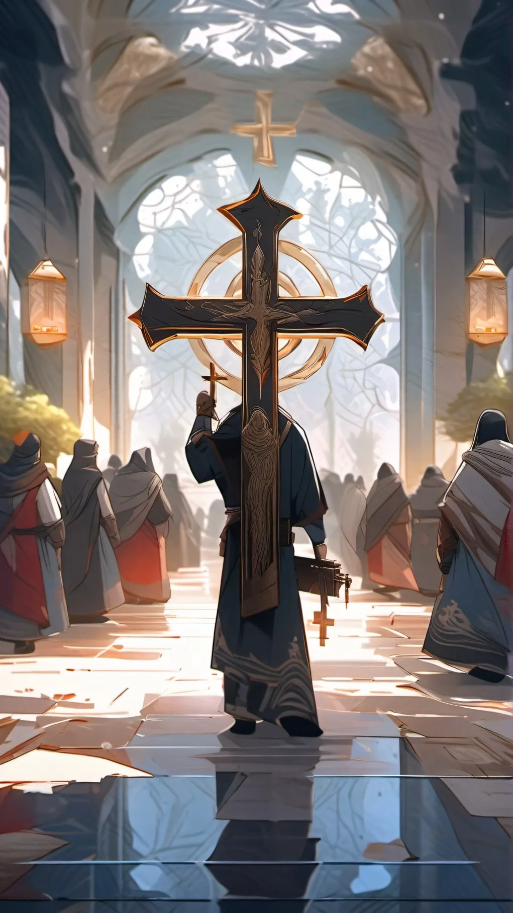 ai character: Crowd background