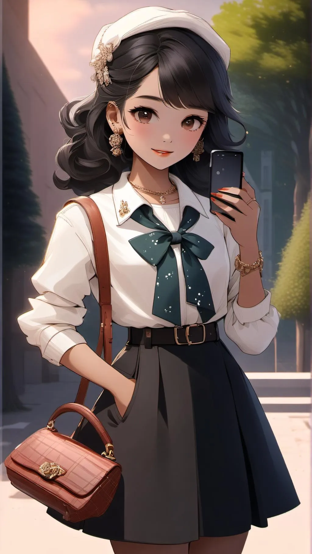 ai character: Cute background